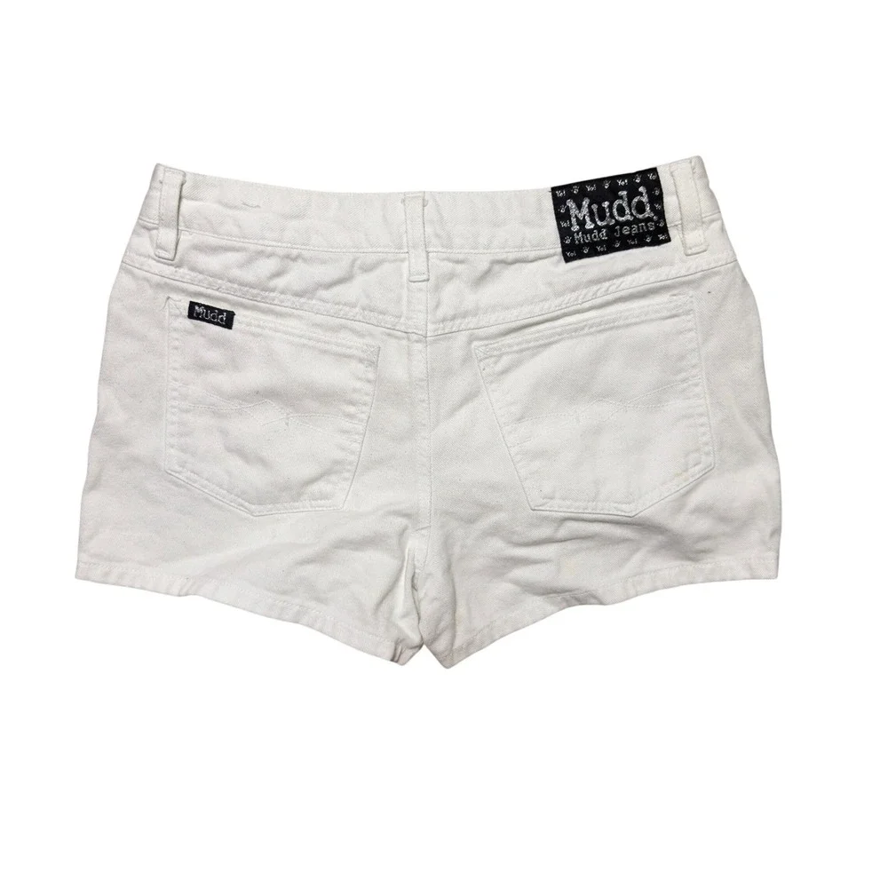 Mudd Yo! White Denim Shorts
